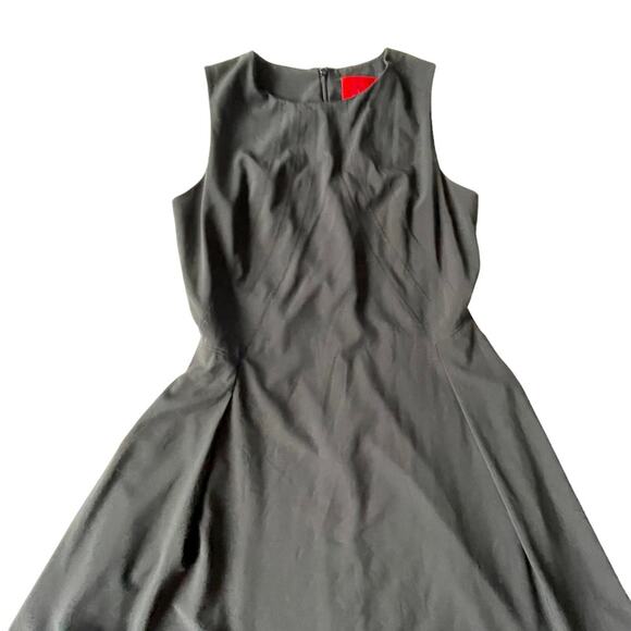 Z Spoke Zac Posen Fit and Flare Dress Lined Cocktail Party Black 14 EUC - Picture 5 of 11